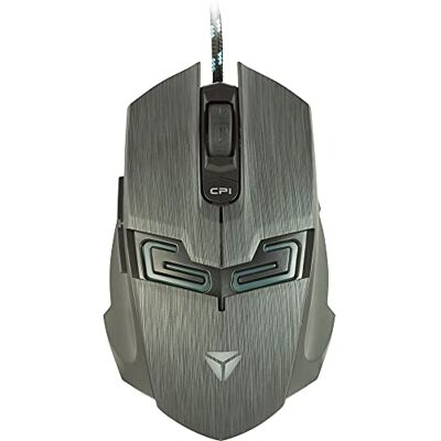 Yenkee YMS 3007 SHADOW gaming souris USB 2000dpi traitement de surface anti-transpiration pour des sessions de jeu intenses Yenkee YMS 3007 SHADOW gaming souris USB 2000dpi traitement de surface anti-transpiration pour des sessions de jeu intenses
