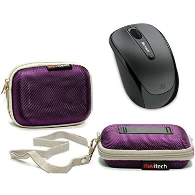 Navitech Housse Cover de Souris résistant à l'eau Dure et Violet Compatible avec Le LOGITECH M557 Navitech Housse Cover de Souris résistant à l'eau Dure et Violet Compatible avec Le LOGITECH M557