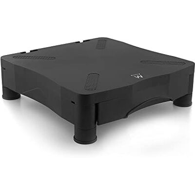 EWENT Monitor Stand with Integrated Drawer-Black EWENT Monitor Stand with Integrated Drawer-Black