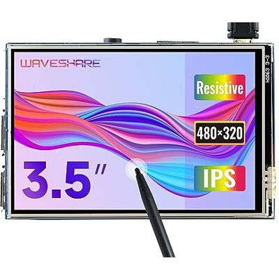 Waveshare 3.5inch RPi LCD (B) 320x480 Résolution Écran Tactile IPS TFT Écran Conçu pour Toute révision de Raspberry Pi Directement enfichable Meilleur Affichage Waveshare 3.5inch RPi LCD (B) 320x480 Résolution Écran Tactile IPS TFT Écran Conçu pour Toute révision de Raspberry Pi Directement enfichable Meilleur Affichage