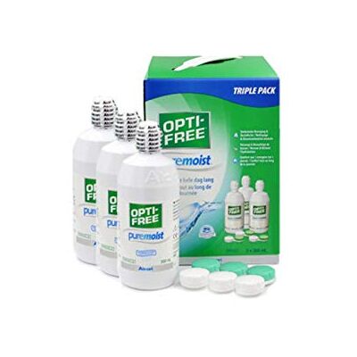 OPTI-FREE PureMoist Produits de soin pour lentilles de contact souples 3 x 300 ml OPTI-FREE PureMoist Produits de soin pour lentilles de contact souples 3 x 300 ml