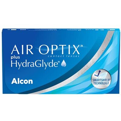 Air Optix Plus HydraGlyde Lot de 3 lentilles mensuelles souples Rayon 8,6 mm Diamètre 14,2 mm Dioptrie -5,75 Air Optix Plus HydraGlyde Lot de 3 lentilles mensuelles souples Rayon 8,6 mm Diamètre 14,2 mm Dioptrie -5,75