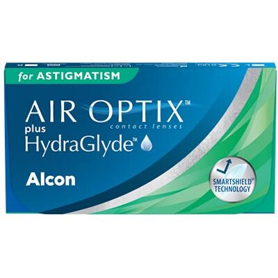 Air Optix Plus HydraGlyde pour lentilles mensuelles souples pour astigmates 3 pièces Rayon 8,7 mm / Diamètre 14,5 mm / Cylindre -2,25 / Axe 40 / Dioptrie -8.0 Air Optix Plus HydraGlyde pour lentilles mensuelles souples pour astigmates 3 pièces Rayon 8,7 mm / Diamètre 14,5 mm / Cylindre -2,25 / Axe 40 / Dioptrie -8.0