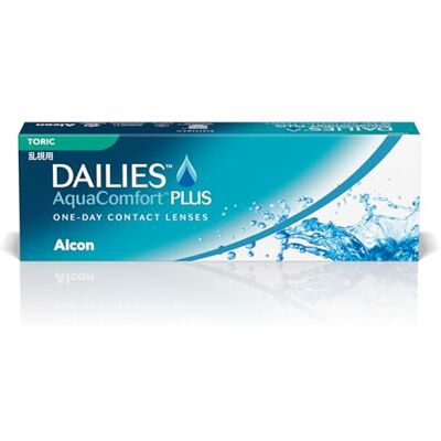 Alcon Dailies AquaComfort Plus Toric Lot de 30 lentilles souples journalières Rayon 8,8 mm Diamètre 14,4 mm Cylindre -1,25 Axe 180 Dioptrie -2,75 Alcon Dailies AquaComfort Plus Toric Lot de 30 lentilles souples journalières Rayon 8,8 mm Diamètre 14,4 mm Cylindre -1,25 Axe 180 Dioptrie -2,75