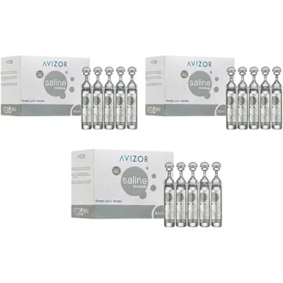 Avizor Unidose Lot de 3 solutions salines 5 ml Avizor Unidose Lot de 3 solutions salines 5 ml