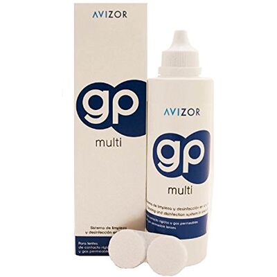 Avizor GP Solution pour lentilles de contact rigides et perméables au gaz 240 ml Avizor GP Solution pour lentilles de contact rigides et perméables au gaz 240 ml