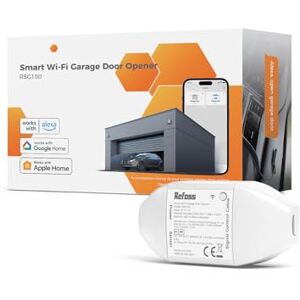 Refoss Ouvre-Porte de Garage Connecté WiFi, Télécommande de Porte Intelligent Compatible avec Apple HomeKit, Alexa, Google Home, Contrôle à Distance et Commande Vocale Fonction Refoss Ouvre-Porte de Garage Connecté WiFi, Télécommande de Porte Intelligent Compatible avec Apple HomeKit, Alexa, Google Home, Contrôle à Distance et Commande Vocale Fonction