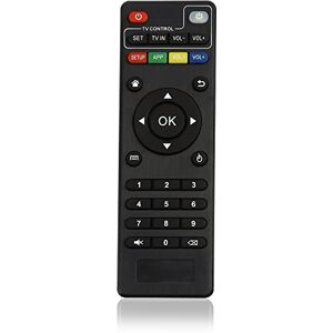 LEYF Télécommande de rechange 3 en 1 pour Android Box x96 Mini Compatible avec MXQ PRO H96+ M9X X96 M8 Noir LEYF Télécommande de rechange 3 en 1 pour Android Box x96 Mini Compatible avec MXQ PRO H96+ M9X X96 M8 Noir