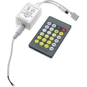 Eden pulse Mini contrôleur pour bandes LED CCT, télécommande IR, installation facile, réglage de la luminosité et de la couleur. Eden pulse Mini contrôleur pour bandes LED CCT, télécommande IR, installation facile, réglage de la luminosité et de la couleur.
