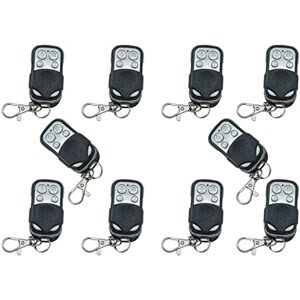 GC GLOBALCOMMERCE Télécommande pour portail automatique universelle avec batterie incluse, 4 touches, code fixe, 10 pièces, fréquence fixe 433,92 MHz GC GLOBALCOMMERCE Télécommande pour portail automatique universelle avec batterie incluse, 4 touches, code fixe, 10 pièces, fréquence fixe 433,92 MHz