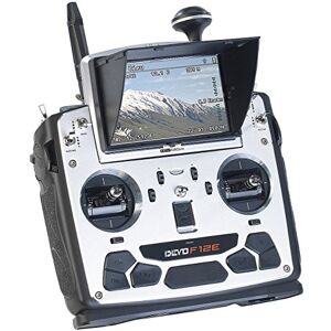 Simulus Accessoires pour drone à distance : télécommande professionnelle FPV sans fil DEVO F12E 5,8 GHz (drone avec transmission en direct, drone GPS transmission vidéo en direct, RC) Simulus Accessoires pour drone à distance : télécommande professionnelle FPV sans fil DEVO F12E 5,8 GHz (drone avec transmission en direct, drone GPS transmission vidéo en direct, RC)