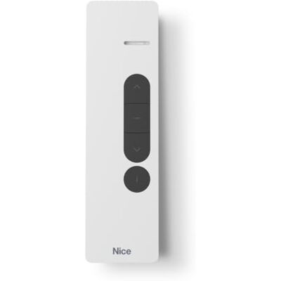 NICE Télécommande Radiocommande Transmetteur Bidirectionnel Portable Monocanal Blanc DOMI' P1 DOMIP1 NICE Télécommande Radiocommande Transmetteur Bidirectionnel Portable Monocanal Blanc DOMI' P1 DOMIP1