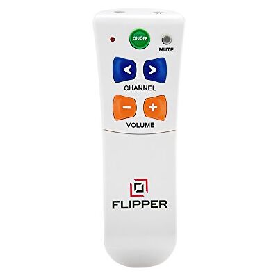 Flipper Télécommande TV universelle à gros boutons Seniors, personnes âgées Simple, fonctionne TV et câble Chaînes préférées Apprentissage Prend en charge les appareils infrarouges Flipper Télécommande TV universelle à gros boutons Seniors, personnes âgées Simple, fonctionne TV et câble Chaînes préférées Apprentissage Prend en charge les appareils infrarouges