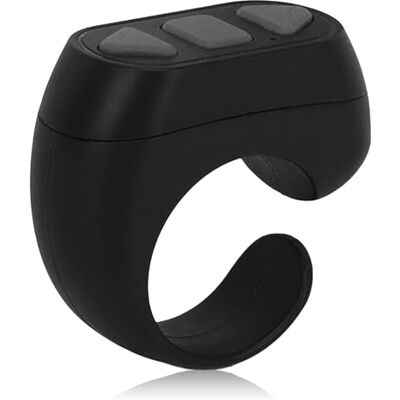 Garsent Tiktok App Page Turner Télécommande Bluetooth Smart Finger Remote avec commande à 3 boutons, signal stable, affichage plus facile des livres électroniques, des vidéos, des films, du plaisir Garsent Tiktok App Page Turner Télécommande Bluetooth Smart Finger Remote avec commande à 3 boutons, signal stable, affichage plus facile des livres électroniques, des vidéos, des films, du plaisir