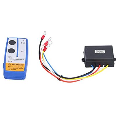 banapoy Snufeve6 Télécommande sans fil pour remorque à benne Kit de télécommande de treuil 150 mAh Batterie alcaline pour SUV banapoy Snufeve6 Télécommande sans fil pour remorque à benne Kit de télécommande de treuil 150 mAh Batterie alcaline pour SUV
