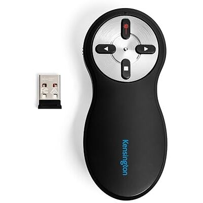 Présentateur Sans Fil Kensington avec Laser Rouge - Pour Windows & Mac Présentateur Sans Fil Kensington avec Laser Rouge - Pour Windows & Mac