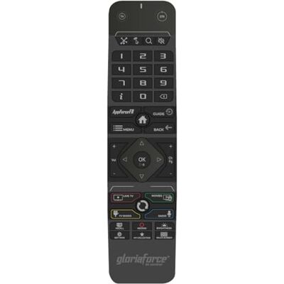 Gloriaforce RTX Télécommande Bluetooth avec commande TV pour Duo, Quattro, UNO, Zero Gloriaforce RTX Télécommande Bluetooth avec commande TV pour Duo, Quattro, UNO, Zero