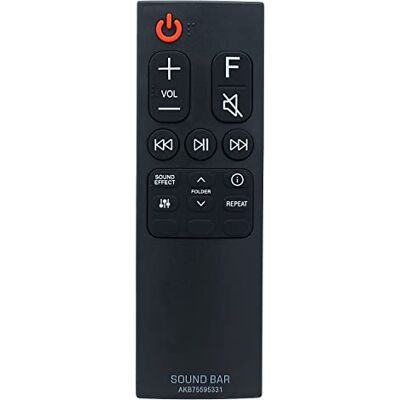 azwok AKB75595331 Télécommande de rechange pour barre de son LG SL6Y SPL5B-W SN6Y SPN5B-W SL4 SPH4B-W SL5Y SN7CY SNC4R SPH4B-W SPJ4-S S65S3-S SL4Y SL7Y azwok AKB75595331 Télécommande de rechange pour barre de son LG SL6Y SPL5B-W SN6Y SPN5B-W SL4 SPH4B-W SL5Y SN7CY SNC4R SPH4B-W SPJ4-S S65S3-S SL4Y SL7Y