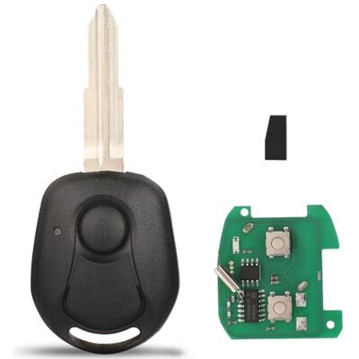 Pro-Plip ProPlip Clé complète avec électronique à Programmer pour SsangYong Actyon Kyron Rexton Korando Tivoli Musso Rodius Télécommande 2 Boutons ID60 434 MHz Pro-Plip ProPlip Clé complète avec électronique à Programmer pour SsangYong Actyon Kyron Rexton Korando Tivoli Musso Rodius Télécommande 2 Boutons ID60 434 MHz