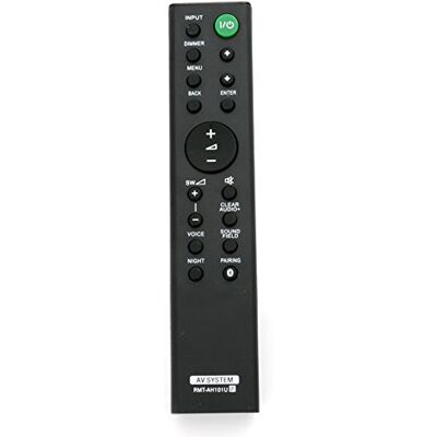 VINABTY RMT-AH101U Télécommande de rechange pour barre de son Sony Sound Bar HT-CT380 HT-CT381 HT-CT780 SA-CT380 SA-CT381 Ht-ct381 VINABTY RMT-AH101U Télécommande de rechange pour barre de son Sony Sound Bar HT-CT380 HT-CT381 HT-CT780 SA-CT380 SA-CT381 Ht-ct381