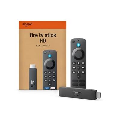Amazon Fire TV Stick HD (nouvelle génération) : TV gratuite et en direct, télécommande vocale Alexa, alimentation via votre TV, configuration facile Amazon Fire TV Stick HD (nouvelle génération) : TV gratuite et en direct, télécommande vocale Alexa, alimentation via votre TV, configuration facile