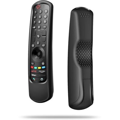 FINTIE Étui de télécommande pour LG MR24GN/MR24GA/MR23GN/MR23GA/MR22GN/MR22GA /AN-MR21GA – Coque en silicone antidérapante et résistante aux chocs pour LG Smart TV série 2021-2024, noir FINTIE Étui de télécommande pour LG MR24GN/MR24GA/MR23GN/MR23GA/MR22GN/MR22GA /AN-MR21GA – Coque en silicone antidérapante et résistante aux chocs pour LG Smart TV série 2021-2024, noir