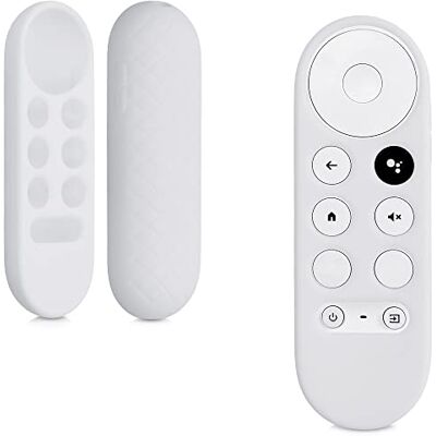 kwmobile Étui compatible avec Google Chromecast 2020 4K / Chromecast 2022 HD coque Coque télécommande TV en silicone blanc kwmobile Étui compatible avec Google Chromecast 2020 4K / Chromecast 2022 HD coque Coque télécommande TV en silicone blanc