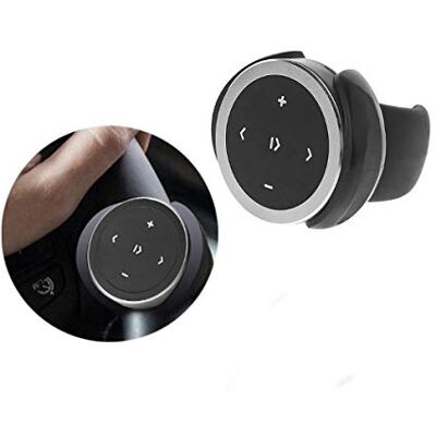DONGMAO Commande au Volant Bouton média sans Fil Bluetooth 3.0 Télécommande Lecture de Musique pour iOS/Android DONGMAO Commande au Volant Bouton média sans Fil Bluetooth 3.0 Télécommande Lecture de Musique pour iOS/Android