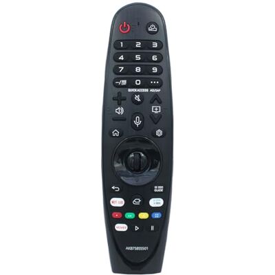 azwok Télécommande de rechange AN-MR20GA AKB75855501 IR pour LG Smart TV, également compatible avec AN-MR19BA 49NANO81ANA 55NANO81ANA 65NANO81ANA 49NANO81UNA 55NANO91ANA 65NANO91ANA 75NANO91ANA 75NANO91ANA azwok Télécommande de rechange AN-MR20GA AKB75855501 IR pour LG Smart TV, également compatible avec AN-MR19BA 49NANO81ANA 55NANO81ANA 65NANO81ANA 49NANO81UNA 55NANO91ANA 65NANO91ANA 75NANO91ANA 75NANO91ANA