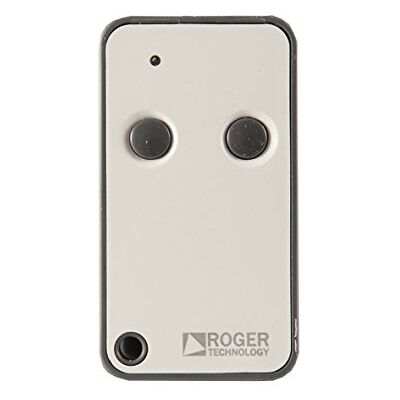 ROGER TECHNOLOGY E80/TX52R/2 Télécommande à code fixe 433,92 MHz 2 canaux avec fonction de copie ROGER ROGER TECHNOLOGY E80/TX52R/2 Télécommande à code fixe 433,92 MHz 2 canaux avec fonction de copie ROGER