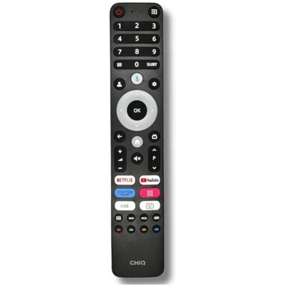 Arkaia Télécommande de rechange pour ChiQ TV L40QH7G Arkaia Télécommande de rechange pour ChiQ TV L40QH7G