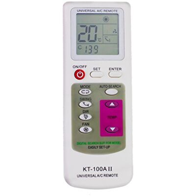 Navitech Télécommande de climatiseur AC facile à utiliser compatible avec Panasonic ETHEREA R410A KIT-E12-SKEM, KIT-E15-SKEM, KIT-E18-SKEM, Navitech Télécommande de climatiseur AC facile à utiliser compatible avec Panasonic ETHEREA R410A KIT-E12-SKEM, KIT-E15-SKEM, KIT-E18-SKEM,