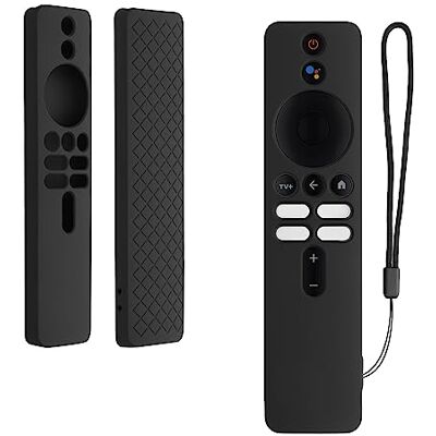 kwmobile Étui compatible avec Xiaomi TV Box S (2nd Gen) coque Coque télécommande TV en silicone noir kwmobile Étui compatible avec Xiaomi TV Box S (2nd Gen) coque Coque télécommande TV en silicone noir