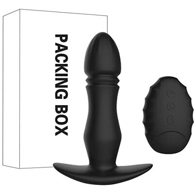 CIONIC Plug Anale Vibromasseur anal télécommande sans fil poussant anal godemichet anal gode vibrateur masseur de prostate jouet sexuel (avec boîte de vente au détail) CIONIC Plug Anale Vibromasseur anal télécommande sans fil poussant anal godemichet anal gode vibrateur masseur de prostate jouet sexuel (avec boîte de vente au détail)