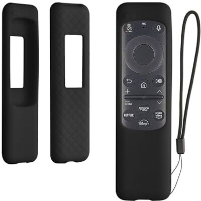 kwmobile Étui compatible avec Samsung BN59-01432A / BN59-01432J / TM2360e coque Coque télécommande TV en silicone noir kwmobile Étui compatible avec Samsung BN59-01432A / BN59-01432J / TM2360e coque Coque télécommande TV en silicone noir