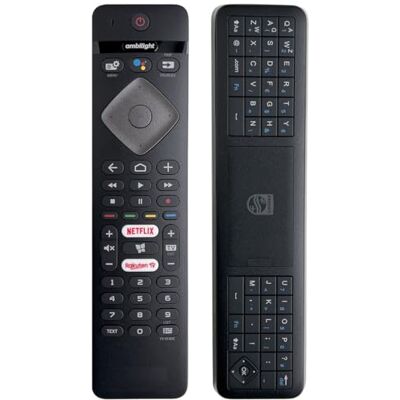 InfratexRC Télécommande de rechange compatible avec Philips YKF463-B010 YKF463-B011 YKF463-001 Bluetooth QWERTY InfratexRC Télécommande de rechange compatible avec Philips YKF463-B010 YKF463-B011 YKF463-001 Bluetooth QWERTY