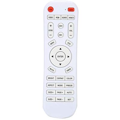 Goshyda Télécommande universelle pour projecteur Blanc Goshyda Télécommande universelle pour projecteur Blanc