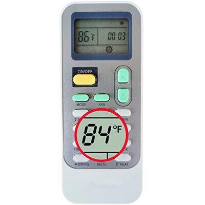 CHOUBENBEN Télécommande de rechange pour climatiseur Air Con DG11J1-72 CHOUBENBEN Télécommande de rechange pour climatiseur Air Con DG11J1-72