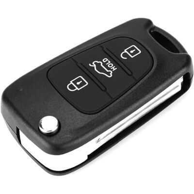 Vobor Étui Pour Clé De Télécommande 3 Bouton clé Fob cas Clé à Distance à 3 Boutons Flip clé de Voiture Coque Vobor Étui Pour Clé De Télécommande 3 Bouton clé Fob cas Clé à Distance à 3 Boutons Flip clé de Voiture Coque