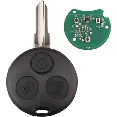 Pro-Plip ProPlip Clé complète avec électronique à Programmer pour Smart Roadster Forfour Fortwo City 450 TELECOMMANDE 433 434 MHz… Pro-Plip ProPlip Clé complète avec électronique à Programmer pour Smart Roadster Forfour Fortwo City 450 TELECOMMANDE 433 434 MHz…