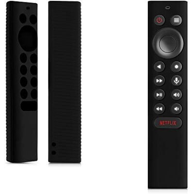 kwmobile Étui compatible avec Nvidia Shield TV pro/4K HDR coque Coque télécommande TV en silicone noir kwmobile Étui compatible avec Nvidia Shield TV pro/4K HDR coque Coque télécommande TV en silicone noir