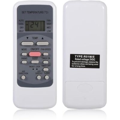 Zerone R51M/E Télécommande de rechange universelle pour climatiseur Zerone R51M/E Télécommande de rechange universelle pour climatiseur