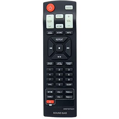 azwok AKB73575421 Télécommande de rechange pour barre de son LG B3510A LSB316 NB3531A NB4532B NB4530A NB4540 NB4542 NB4543 NB5540A NBN36 NB3730A S33A1-D NB24300A A S33AA. 2-D NB2520A NB2430 azwok AKB73575421 Télécommande de rechange pour barre de son LG B3510A LSB316 NB3531A NB4532B NB4530A NB4540 NB4542 NB4543 NB5540A NBN36 NB3730A S33A1-D NB24300A A S33AA. 2-D NB2520A NB2430