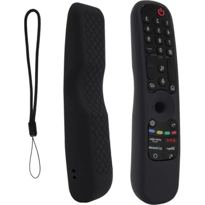 Wafuesh Coque de télécommande en silicone pour LG AN-MR21GA AN-MR21GC MR22GN MR22GA MR23GN, télécommande de téléviseur antidérapante (2022/2023/2024), coque de télécommande en silicone LG Wafuesh Coque de télécommande en silicone pour LG AN-MR21GA AN-MR21GC MR22GN MR22GA MR23GN, télécommande de téléviseur antidérapante (2022/2023/2024), coque de télécommande en silicone LG