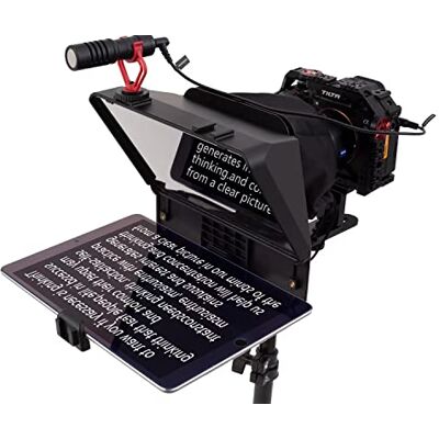 INMEI A10 Téléprompteur portable pour smartphone DSLR Appareil photo téléprompteur avec support de téléphone Télécommande pour enregistrement vidéo Diffusion en direct Interview Scène Présentation INMEI A10 Téléprompteur portable pour smartphone DSLR Appareil photo téléprompteur avec support de téléphone Télécommande pour enregistrement vidéo Diffusion en direct Interview Scène Présentation