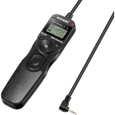 NEEWER Télécommande de Minuterie Déclencheur À Distance Minuteur Replacement EZA-C1 Pour Canon EOS Pentax Hasselblad Contax Samsung RS-60E3 NEEWER Télécommande de Minuterie Déclencheur À Distance Minuteur Replacement EZA-C1 Pour Canon EOS Pentax Hasselblad Contax Samsung RS-60E3