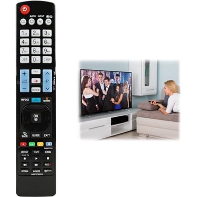 CAIHINIER Télécommande de rechange AKB73756502 compatible avec 60LA620S AKB73756504 32LM620T AKB73275618 AKB73756502 Samrt TV CAIHINIER Télécommande de rechange AKB73756502 compatible avec 60LA620S AKB73756504 32LM620T AKB73275618 AKB73756502 Samrt TV