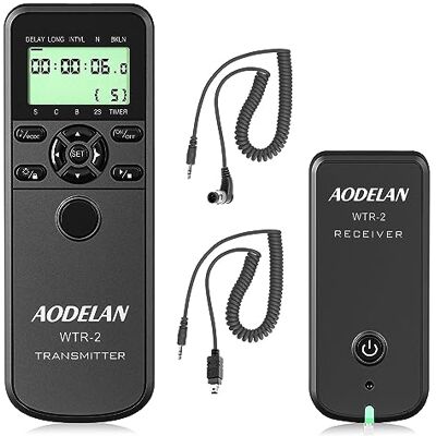 AODELAN Déclencheur à distance sans fil pour Nikon D3300 D3200 D750 D610 D7200 D5000 D3100 D500 D700 D810 D850 Z7 Z6 Coolpix P1000 AODELAN Déclencheur à distance sans fil pour Nikon D3300 D3200 D750 D610 D7200 D5000 D3100 D500 D700 D810 D850 Z7 Z6 Coolpix P1000