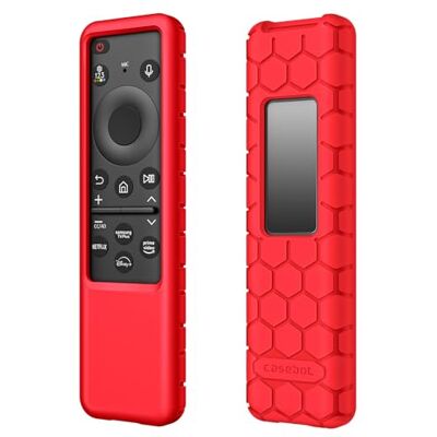 FINTIE Coque pour télécommande à cellules solaires Samsung TM2560E TM2360E TM2360F TM2361F TM2361E BN59-01480A BN59-01455A BN59-01436A BN59-01432A Housse en silicone légère et antidérapante Rouge FINTIE Coque pour télécommande à cellules solaires Samsung TM2560E TM2360E TM2360F TM2361F TM2361E BN59-01480A BN59-01455A BN59-01436A BN59-01432A Housse en silicone légère et antidérapante Rouge