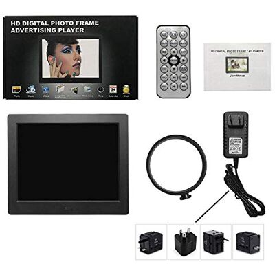 CPARTS Cadre photo numérique de 25,4 cm, aperçu de l'image, lecteur de musique vidéo, minuterie de commutation automatique avec télécommande, adapté à différents scénarios (noir 25,4 cm) CPARTS Cadre photo numérique de 25,4 cm, aperçu de l'image, lecteur de musique vidéo, minuterie de commutation automatique avec télécommande, adapté à différents scénarios (noir 25,4 cm)